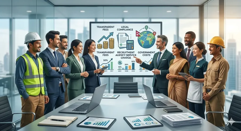 Cost of hiring Nepali workers