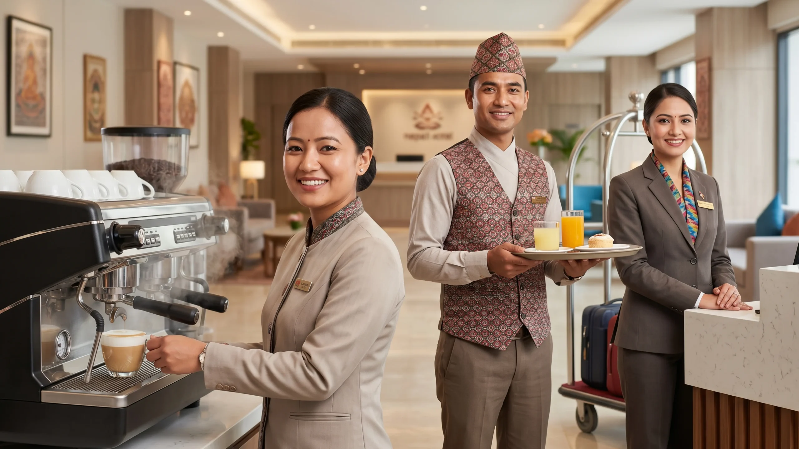 Hire Hospitality Hotel Workers form Nepal.