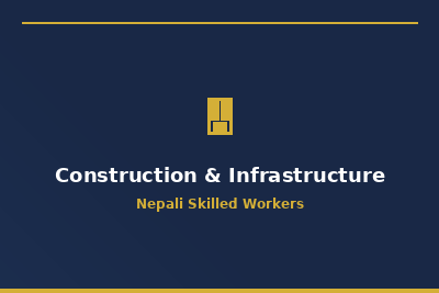 Construction & Infrastructure - Nepali workers